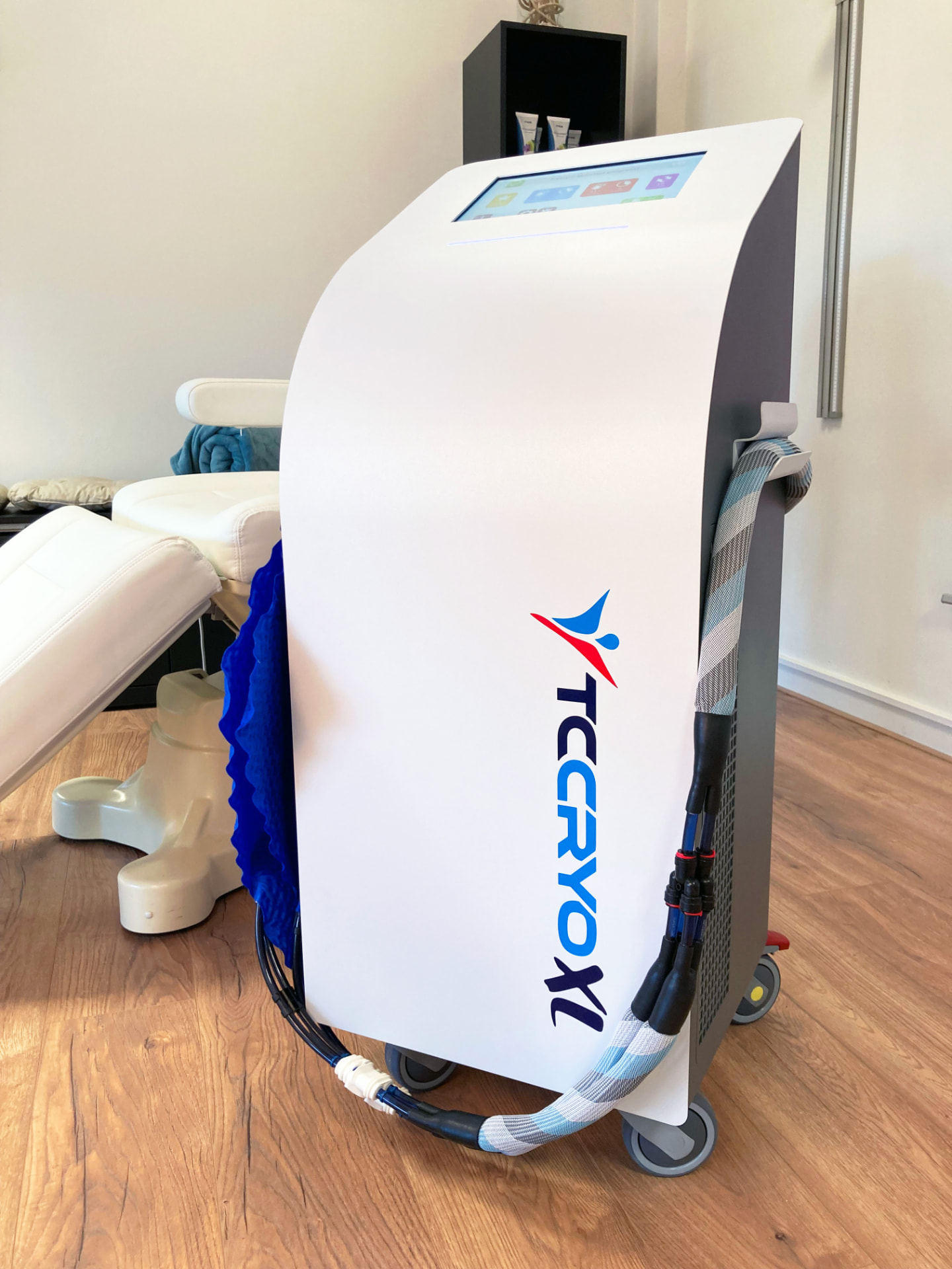 Het TC Cryo-toestel in de behandelruimte
